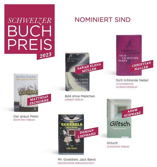 Schweizer Buchpreis 2023 Die Nominierten